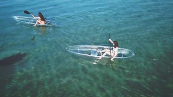 Clear kayaking & BBQ package